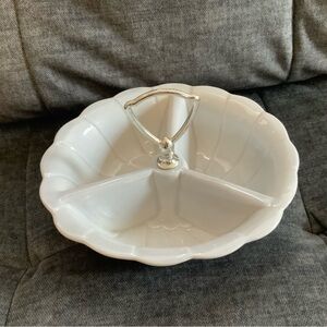 Vintage California Pottery Mid-Century Divided Bowl